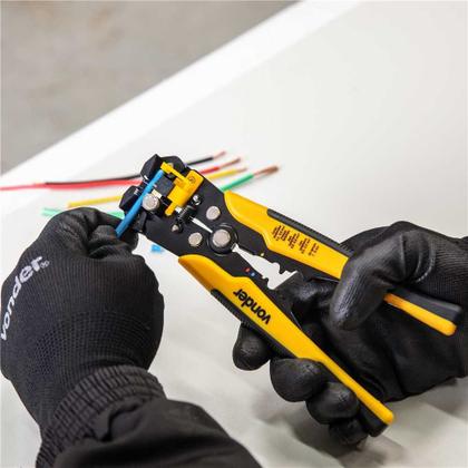 Imagem de Alicate Corte Desencapador Crimpador De Fios 8 203mm Vonder