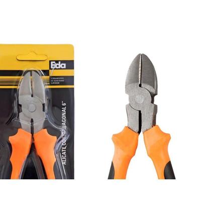 Imagem de Alicate Corte Diagonal Eda 6'' Laranja/Preto - 8Vn
