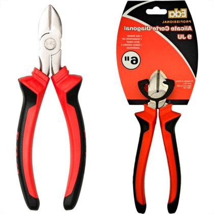 Imagem de Alicate Corte Diagonal Eda 6'' Profissional Cromo Vanadio - 9Ju