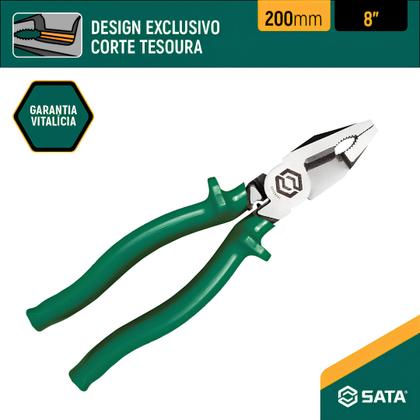 Imagem de Alicate Corte Tesoura Profissional Isolado 8 ST72504L Sata