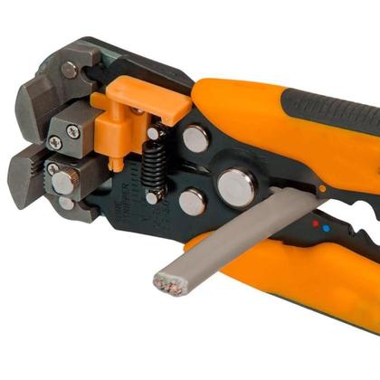 Imagem de Alicate Crimpador Desencapador de Cabos Luatek - LWJ-130 - Import