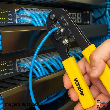 Imagem de Alicate Crimpador Vonder AC-045 para RJ45 8 Pinos