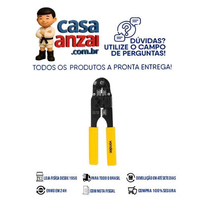 Imagem de Alicate Crimpador Vonder AC-045 para RJ45 8 Pinos