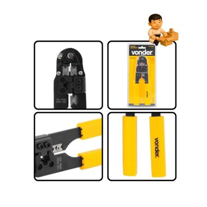 Imagem de Alicate Crimpador Vonder AC-045 para RJ45 8 Pinos