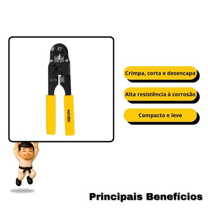 Imagem de Alicate Crimpador Vonder AC-045 para RJ45 8 Pinos