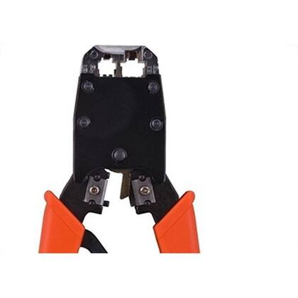 Imagem de Alicate Crimpar Interneed Telefone Rj45 - Rj11 - Rj12 Com Catraca - 568