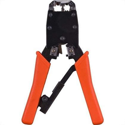 Imagem de Alicate Crimpar Interneed Telefone Rj45 - Rj11 - Rj12 Com Catraca - 568