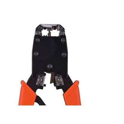 Imagem de Alicate Crimpar Interneed Telefone Rj45 - Rj11 - Rj12 Com Catraca - 568