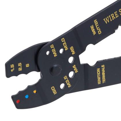 Imagem de Alicate Crimpar Prensar Terminal E Descascador De Fio