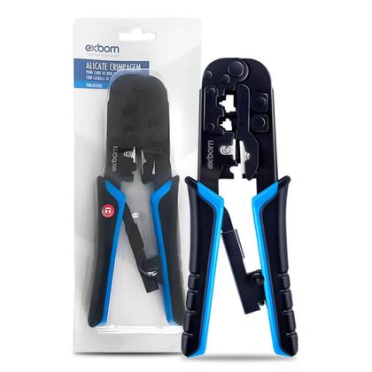 Imagem de Alicate Crimpar Profissional Cabo De Rede Rj45 Rj11 0,2 a 6,0 mm²