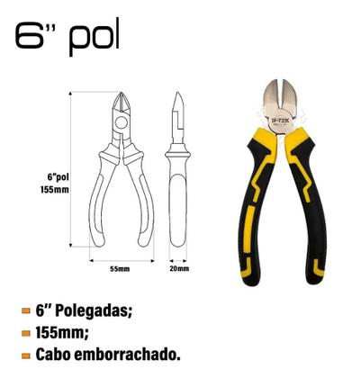 Imagem de Alicate De Corte 6 Polegadas Bt339