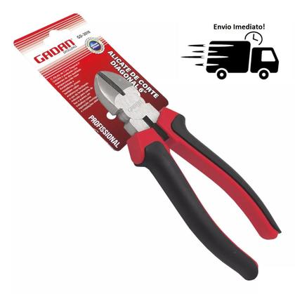 Imagem de Alicate de Corte Diagonal 6" Profissional Gadan GD 3016 Durabilidade e Resistência