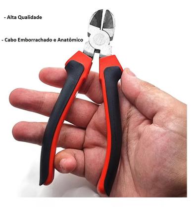 Imagem de Alicate de Corte Diagonal 6" Profissional Gadan GD 3016 Durabilidade e Resistência
