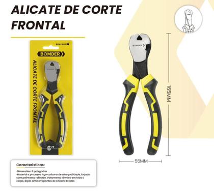 Imagem de Alicate De Corte Frontal 6 Polegadas Ergonômico Profissional