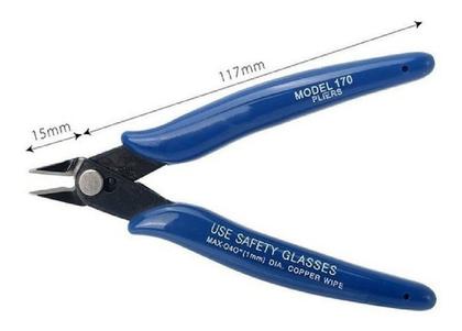 Imagem de Alicate De Corte Rente E Diagonal Ferramenta Manual Cabo Fio