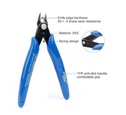 Imagem de Alicate De Corte Rente E Diagonal Ferramenta Manual Cabo Fio