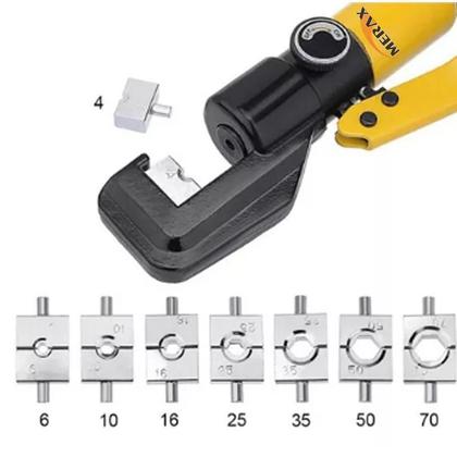 Imagem de Alicate De Crimpagem De Terminais - Hhy - 70A - 6 À 70 Mm