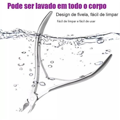 Imagem de Alicate de Cutícula Profissional  Aço Inox Amolado
