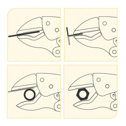 Imagem de Alicate de Pressão 10"" Master Com Mordente Triangular - Tramontina 41070110