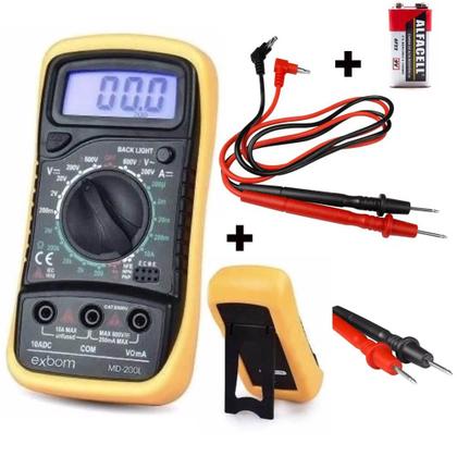 Imagem de Alicate Decapador de Fio Multímetro Chave Isolada Kit profissional KIT 3 em 1 Manutenção Elétrica