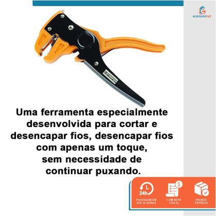 Imagem de Alicate Descascador de Fios Automatico Profissional 7 Polegadas