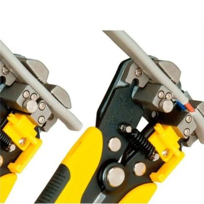 Imagem de Alicate descascador e crimpador de fios - Bomder