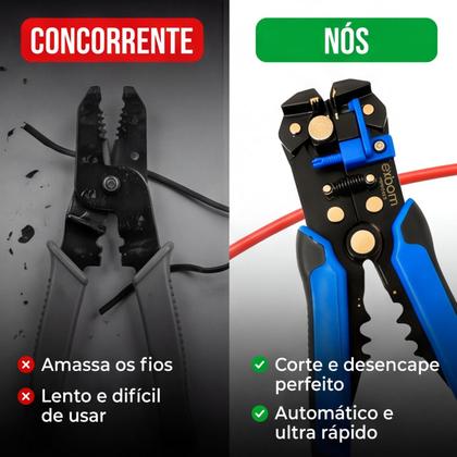 Imagem de Alicate Desencapador Automático Multifuncional Profissional