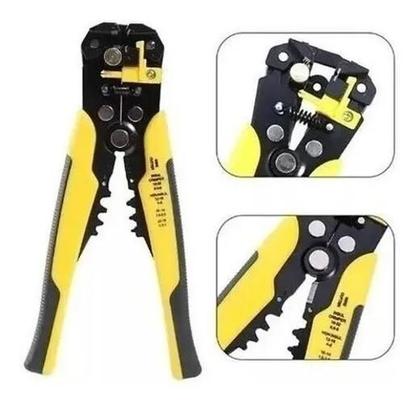 Imagem de Alicate Desencapador Crimador Automático De Fios 5 Em 1