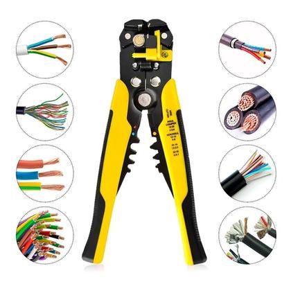 Imagem de Alicate Desencapador Crimador Automático de fios 5 em 1
