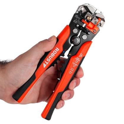 Imagem de Alicate Desencapador Crimpador e Cortador de Fios Automático 3370163 ROBUST