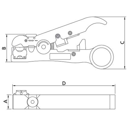 Imagem de Alicate Desencapador de Fios 5" Tramontina PRO