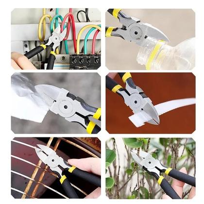 Imagem de Alicate Diagonal Universal De 4 a 6 Polegadas Cortador De Fios Ferramenta Multifuncional Mini Para