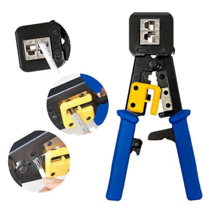 Imagem de Alicate Easy Crimp Rj45 / Rj11 / Rj12 Com Catraca Auxiliar