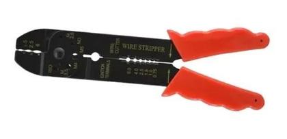 Imagem de Alicate Eletricista Crimpador Desencapa Fios Prensa Terminal