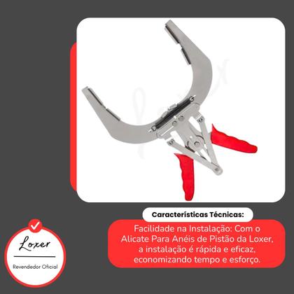 Imagem de Alicate Expansor Para Anéis De Pistão De 110 A 160mm - Loxer