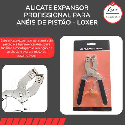Imagem de Alicate Expansor Profissional Para Anéis De Pistão - Loxer