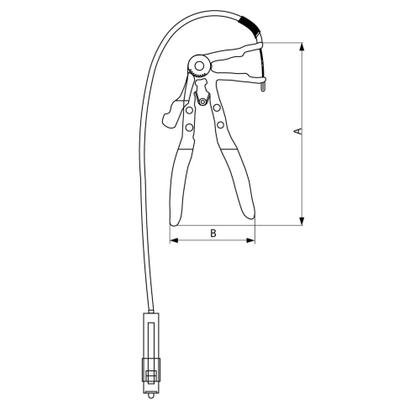 Imagem de Alicate Flexível para Abraçadeiras Elásticas Tramontina PRO