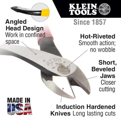 Imagem de Alicate Klein Tools D2000-49 com corte diagonal de 9 polegadas