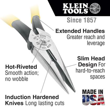 Imagem de Alicate Klein Tools D203-7 Needle Nose 7 polegadas Heavy Duty