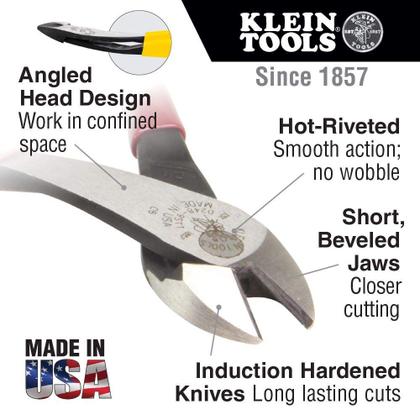 Imagem de Alicate Klein Tools J2000-48 de corte diagonal de 8 polegadas