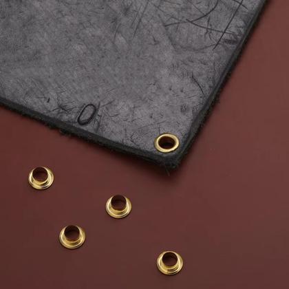 Imagem de Alicate Metal Colocação Aplicação Ilhós 4mm Com 100 Ilhoses