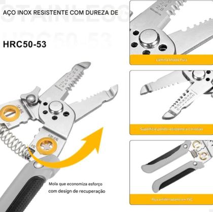 Imagem de Alicate Multifuncional Decapador E Crimpador