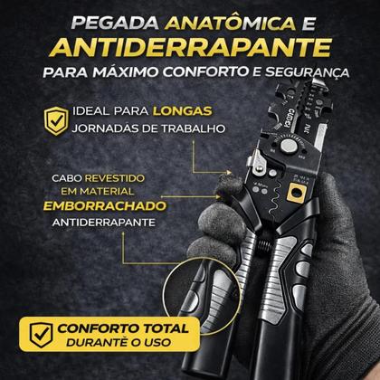 Imagem de Alicate Multifuncional Para Eletricista, Ferramenta De Crimp Pratiarejo