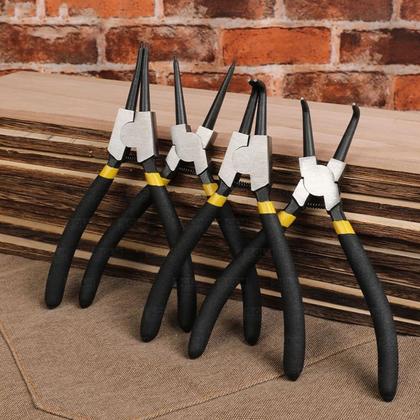 Imagem de Alicate P/ Anéis Interno E Externo 7'' 177 Mm 4 Peças