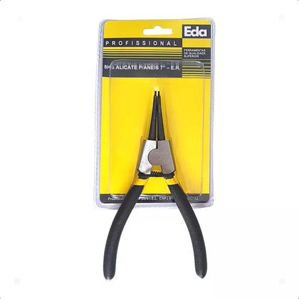 Imagem de Alicate Para Anéis Externo Pistão Rodas 7 Pols Bico Reto