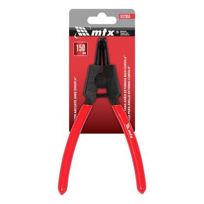 Imagem de Alicate para aneis externos bico curvo 6pol.-150mm 1pc mtx
