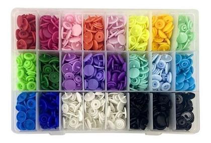 Imagem de Alicate Para Aplicar Botão De Pressão Azul Box 360 Botões