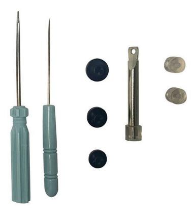 Imagem de Alicate Para Aplicar Botão De Pressão Azul Box 360 Botões