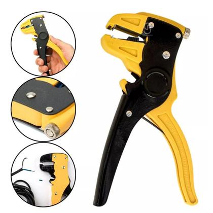 Imagem de Alicate Para Descascar e Cortar Decapador de Fios e Cabos 7"