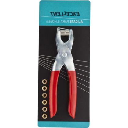 Imagem de Alicate Para Ilhoses Com 100 Pecas Excellent 6Nt